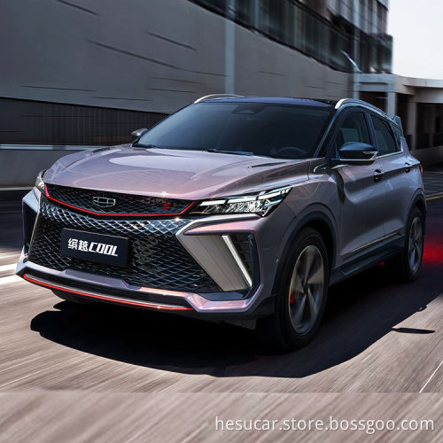 Geely Binyue di alta qualità in stock da 1,5 t DCT 5 porte 5 sedili a buon mercato a basso costo a sinistra Top Selling usava auto suv geelici usate